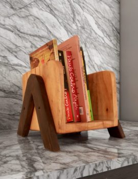 Table top book case